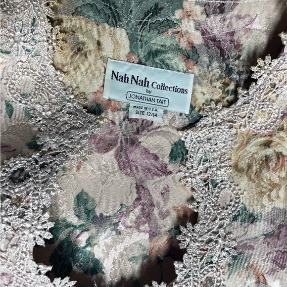 Vintage Nah Nah Collections by Jonathan Tait Cottagecore Floral Blazer 13/14 EUC - Picture 6 of 9